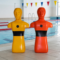 M-LD01 MYWELL Mannequins de sauvetage aquatique en plastique jaune-orange pour la formation en piscine