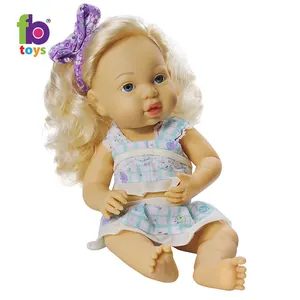 थोक बच्ची गुड़िया निर्देशांक-गोरा पुनर्जन्म बच्ची गुड़िया अनुकूलित 16 इंच ड्रेस अप अमेरिकी गुड़िया खिलौना फैक्टरी