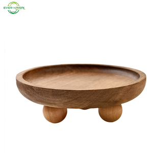 Plateau créatif pour bougies d'aromathérapie en bois, plateaux de rangement pour clés d'entrée - Product Image 6