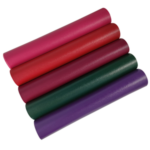 2026 – Divers choix de tissu en cuir synthétique gaufré couleur pastel uni pour la confection de gants décoratifs, de meubles et de canapés - Product Image 3
