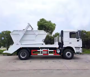 Shacman f3000 Swing cánh tay Xe tải rác 4x2 cánh tay cuộn container Thùng rác bin Swing cánh tay bỏ qua loader xe tải rác giá - Product Image 5