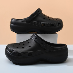 Zuecos para Mujer, Sandalias de Plataforma con Suela Gruesa, Transpirables, Antideslizantes, para Exteriores y Playa, en Blanco, Negro, Caqui y Polvo de Cuarzo, Tallas 35-45 - Product Image 2