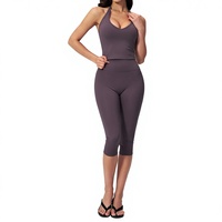 Ensemble de vêtements de sport pour femmes, tenue de yoga décontractée, débardeur, vêtements de sport