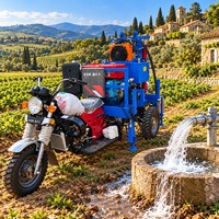 Machine de forage de puits d'eau CE ISO 100m 200m, directement de l'usine, avec formation technique et support après-vente