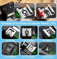 Flash manuel Godox IM30 Mini GN 15, 7 niveaux de puissance, compatible Canon/Nikon Zv1/Nikon Zve10/Ricoh GR3/Nikon/Fujifilm F1-230, temps de recyclage 3,6s