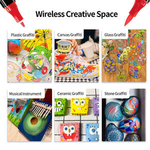 MagiArt防水双尖记号笔绘图永久工厂丙烯酸涂料记号笔 - Product Image 6