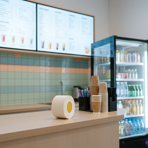 食品キャビネット冷凍庫用の溶解性ラベル - 取り外し可能な接着剤 - Product Image 3