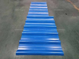 High Quality Three Layer Corrugated Iron IBR Trapezoidal Roofing Panel Roof <b>Sheet</b> <b>Tile</b> Making Machinery Roll Forming Machine - Product Image 5