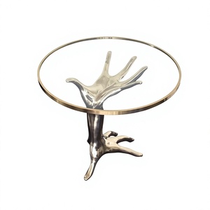 Gold Base Adjustable Traditional Style Coffee <b>Table</b> Hand <b>Side</b> <b>Tables</b> Living Room Furniture Cheap Price Newest Trendy - Product Image 1