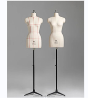Maniquíes de Medio Cuerpo Ajustables para Vestidos Femeninos, con Espuma de PU, en Pose de Pie, para Uso de Sastre