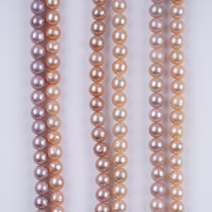 Zhuji Wholesale 10-11mm Edison Round Pearl Natural Freshwater White Pearl Loose Bead <b>String</b> for DIY Necklace <b>Bracelet</b> Jewelry - Product Image 1