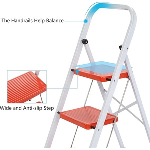 Deliladder <span class=keywords><strong>DLS</strong></span> Escabeau pliant en acier 2.3.4.5 Escabeaux 150KGS Chargement Design traditionnel Hôtel Utilisation 1 an de garantie - Product Image 2