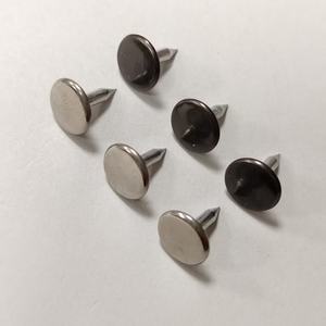 Pantalones vaqueros con logotipo personalizado, tachuelas y remaches metálicos, botones de accesorios de ropa de cuero para ropa con hebilla a presión, zapatos, botas, ropa - Product Image 1