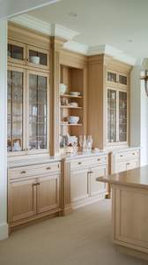 Vermont Armoire de cuisine personnalisée Armoires de cuisine en bois contreplaqué Armoires de cuisine en bois modernes de style classique - Product Image 2