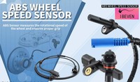 Sensor de Velocidad de Rueda ABS Delantero 6G9N-2B372-CB 6G9N2B372CB 9475557 para Ford Escape Focus MKC Volvo S60 V70 XC60 C-Max Estándar OEM