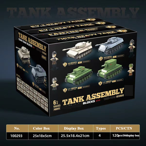 Kit de construction de mini-véhicules 4 en 1, modèle de char de la Seconde Guerre mondiale, char moyen <span class=keywords><strong>Panther</strong></span> miniature, jouet pour enfant, ensemble de blocs de construction - Product Image 2