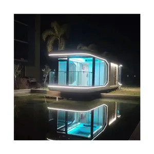 Prefab Home Hotel Construct Luxury Modern Portable Building Space Capsule House Luxury Mobile House