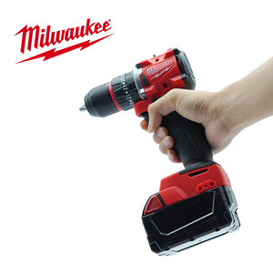 <span class=keywords><strong>Taladro</strong></span> <span class=keywords><strong>percutor</strong></span> inalámbrico de <span class=keywords><strong>18V</strong></span> con alto torque de 90N.M y 13mm, compatible con batería <span class=keywords><strong>Milwaukee</strong></span> de <span class=keywords><strong>18V</strong></span> para perforación en múltiples materiales. - Product Image 1