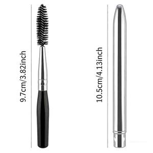 Cepillos Retráctiles <span class=keywords><strong>de</strong></span> Metal para Extensión <span class=keywords><strong>de</strong></span> Pestañas <span class=keywords><strong>con</strong></span> Tubo Protector, Aplicador <span class=keywords><strong>de</strong></span> <span class=keywords><strong>Maquillaje</strong></span>, Varita para Rímel, <span class=keywords><strong>Cepillo</strong></span> para Pestañas <span class=keywords><strong>con</strong></span> <span class=keywords><strong>Tapa</strong></span> - Product Image 6