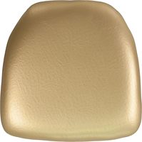 Coussin de chaise Chiavari en vinyle, mousse PU, tissu, or dur, blanc, noir, argent