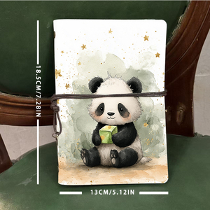 Giấy dày A6 notepad tuyệt vời cho kế toán tài chính tính toán và hồ sơ giao dịch với gấu trúc xanh Cube golde - Product Image 4