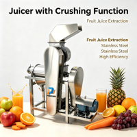 Industriële commerciële fruit- en groentesapcentrifuge |   RVS spiraalvormige koudpers-sapcentrifuge voor citroen, gember, sinaasappel
