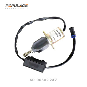 Vanne solénoïde SD-005A2 DC 24V pour coupure de carburant et arrêt du moteur de générateur diesel - Product Image 4