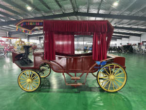 Cina carretti cavalli elettrici carrozza cavalli reali carrozza auto turistica - Product Image 2
