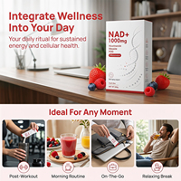 OLLI OEM Marque Privée NAD+ Liquide, Complément Alimentaire Liquide de Nicotinamide Riboside pour Améliorer l'Immunité, Adulte, 30 Sachets