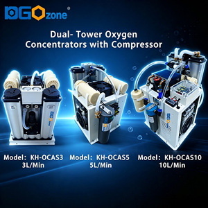 Concentrateur <span class=keywords><strong>d</strong></span>'oxygène <span class=keywords><strong>à</strong></span> double tour avec compresseur, système de dissipation thermique intégré, adapté <span class=keywords><strong>à</strong></span> une utilisation continue et prolongée - Product Image 2