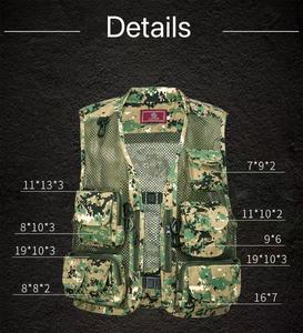 Factory Price Comfortable Summer <strong>Fly</strong> Fishing <strong>Vest</strong> Breathable Mesh Multi-Pockets Outdoor Sports Fishing Jacket - Product Image 3