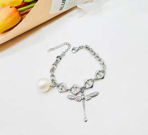 HC Preguntar por catálogo Español UN <span class=keywords><strong>50</strong></span> Joyería Libélula <span class=keywords><strong>Pulseras</strong></span> Cuentas Moda Mujer Joyeria <span class=keywords><strong>UNO</strong></span> <span class=keywords><strong>De</strong></span> <span class=keywords><strong>50</strong></span> Joyería Calidad superior 316L - Product Image 3