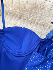 エレガントな宴会ドレス女性用ハイエンドライト高級セクシーロングフロア丈ダイヤモンドボウイブニングドレス - Product Image 3