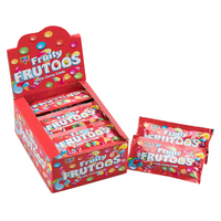 Venta caliente Mixed Fruity Flavors Slittles Candy Box American Dulces Vegan Chewy Bonbon Venta al por mayor Dulces Display Bag