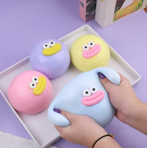 Balle anti-stress extensible amusante de 10 cm, jouet sensoriel pour la relaxation et la concentration, cadeau pour enfants et adultes, garçons et filles - Product Image 5