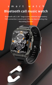 Nouvelle montre connectée sportive A70, étanche IP68, assistant vocal IA, moniteur de fréquence cardiaque, tracker d'activité physique, appels Bluetooth Android, musique, répondre aux appels - Product Image 2
