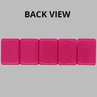En stock : Ensemble de mahjong américain de 160 tuiles avec tapis en néoprène bleu foncé solide et acrylique gravé vert à 4 couches