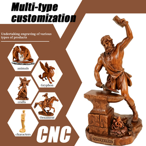 Custom Rapid Prototyping <strong>CNC</strong> Machining For Wood Part <strong>Cutting</strong> Turning Wooden Decoration Crafts-Drilling Broaching Included - Product Image 3