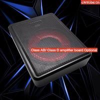 Caisse de subwoofer mince de 10 pouces pour voiture, OEM d'usine, 120W RMS, basses puissantes, crête de 1200W, subwoofer actif sous le siège pour voiture