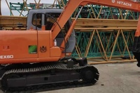 Hitachi — équipement de marque japonaise, pelle à chenilles sur terre, produits d'occasion, EX60 EX120 EX200 6 tonnes 12 tonnes 20 tonnes