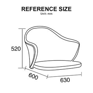 Accesorios para muebles Molde de espuma Moldura integrada Muebles Estilo <span class=keywords><strong>Angie</strong></span> Silla Sala de estar Sofá individual Sillón con otomana - Product Image 5