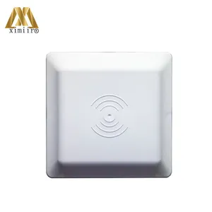 UHF RFID قارئ بطاقات 0- 6M لمسافات طويلة المدى مع 8dbi هوائي RS232/RS485/Wiegand26 قارئ التكاملية UHF قارئ