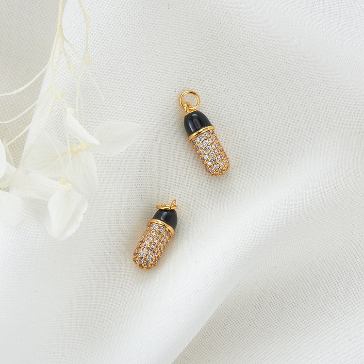 Oro 14K/Negro, H-6847