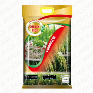 Sac en PP tissé laminé personnalisé de 5 kg avec poignée, sac d'emballage alimentaire de qualité alimentaire avec laminage BOPP pour riz et céréales - Product Image 3