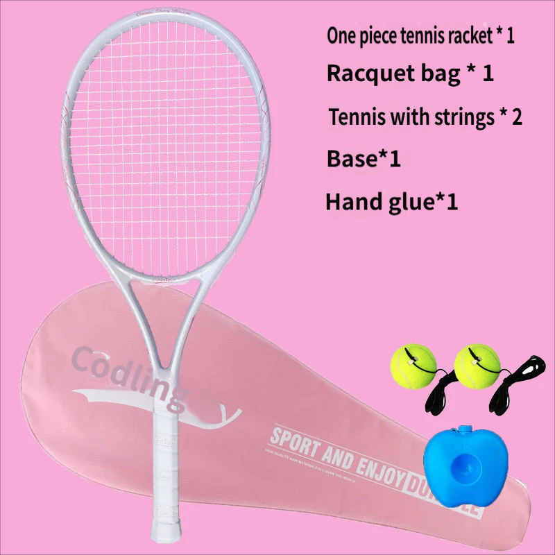Pink white carbon single beat 2 with line ball base hand glue