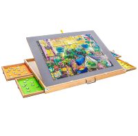 Offre Spéciale 1500 pièces, économiseur de Puzzle en bois, Table de tri de Puzzle pliable Portable avec 6 tiroirs