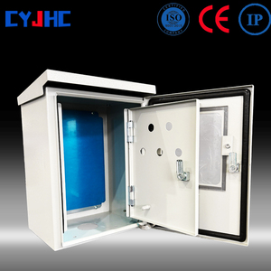 Boîtier <span class=keywords><strong>de</strong></span> distribution d'énergie personnalisé J MB avec couvercle anti-pluie et double porte vitrée pour la distribution d'énergie industrielle en extérieur - Product Image 1