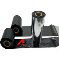 Tinta exterior cintas de transferencia térmica resina código de barras impresión de código QR para impresora de código de barras