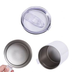 Generic 12/14/16oz 304 Stainless Steel Double Wall Coffee <b>Mug</b> with Handle, Sublimation Blanks Custom Car Cup - Product Image 2