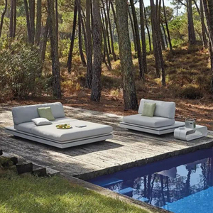 Bắc Âu cao cấp tùy chỉnh vườn ghế <span class=keywords><strong>sofa</strong></span> không thấm nước KHÁCH SẠN VƯỜN Bộ biệt thự Patio ghế đồ nội thất hiện đại nhôm ngoài trời đồ nội thất - Product Image 5